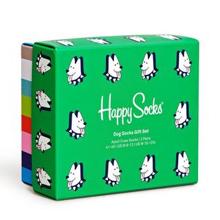Happy Socks Set regalo 2 paia calze cane  