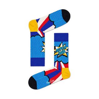Happy Socks 3-Pack Super Dad Socks Gift Set Multipack, chaussettes 