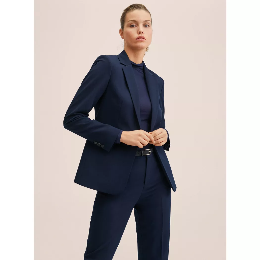 Mango - Blazer, für Damen, Königsblau, Größe 42