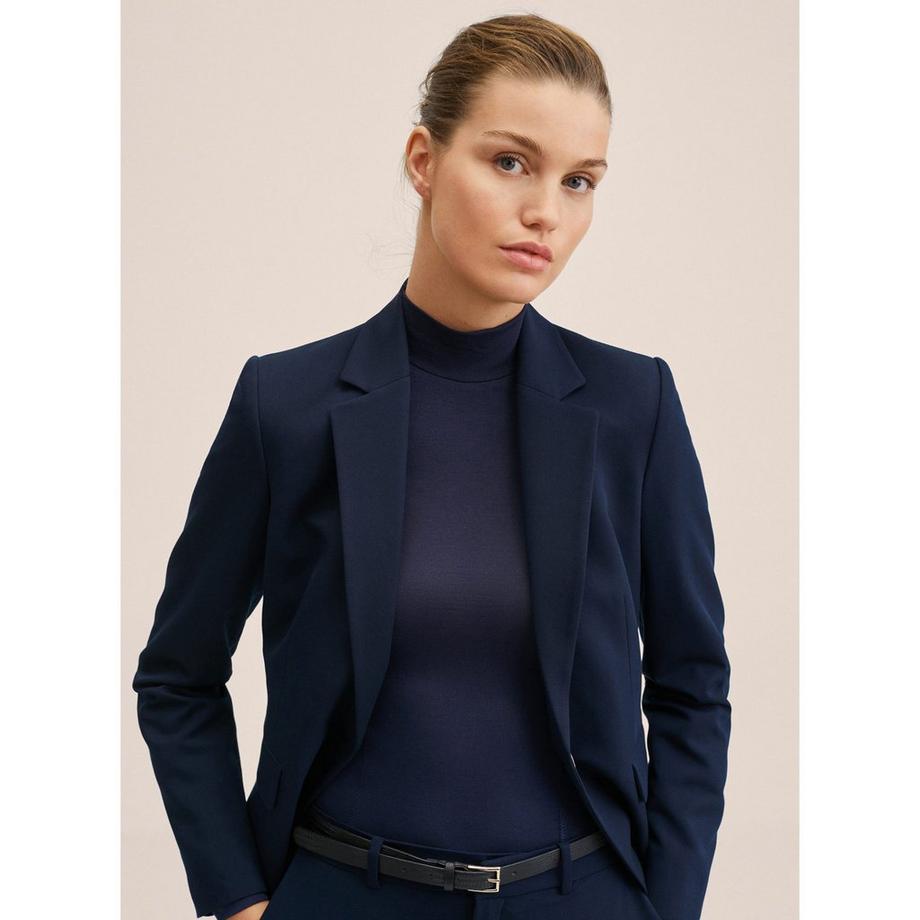 MANGO BOREAL Regular Fit Reverskragen Blazer  