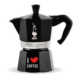BIALETTI Kaffeebereiter MOKA EXPRESS 3T I LOVE COFFEE 