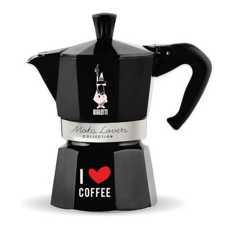 BIALETTI Kaffeebereiter MOKA EXPRESS 3T I LOVE COFFEE 