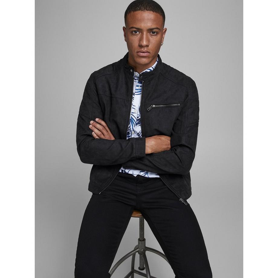JACK & JONES Jjerocky Jacket Noos Aspect Cuir  