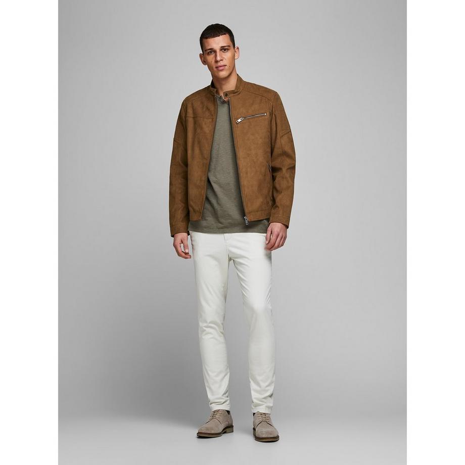 JACK & JONES Jjerocky Jacket Noos Aspect Cuir  