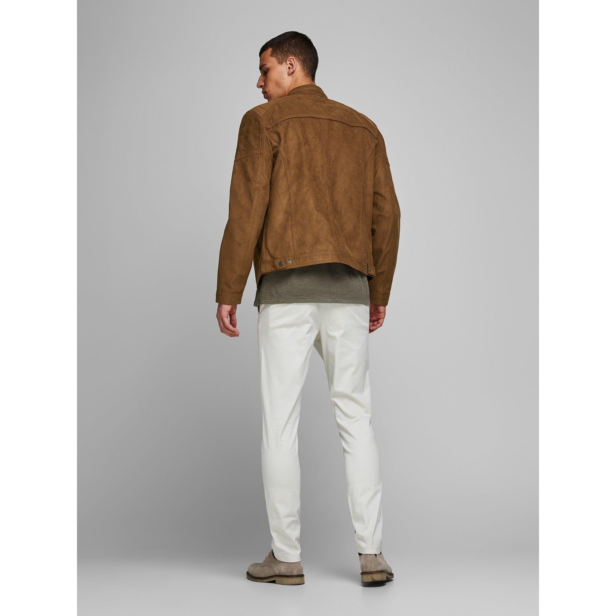 JACK & JONES JJEROCKY JACKET NOOS Veste en cuir 