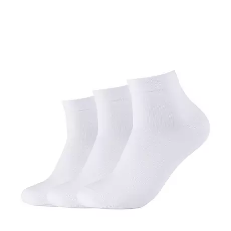 camano Triopack, knöchellange Socken Ca-Soft Quarter Weiss