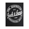JACK & JONES Shorts JJIBRAT LOGO SWEAT SHORTS IN Black