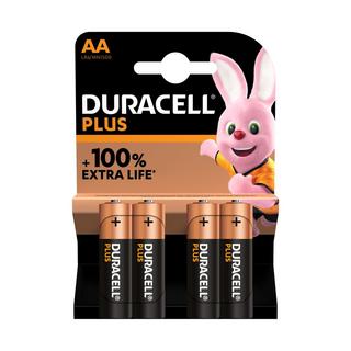 DURACELL PLUS Alkaline-Bat.,4Stk 