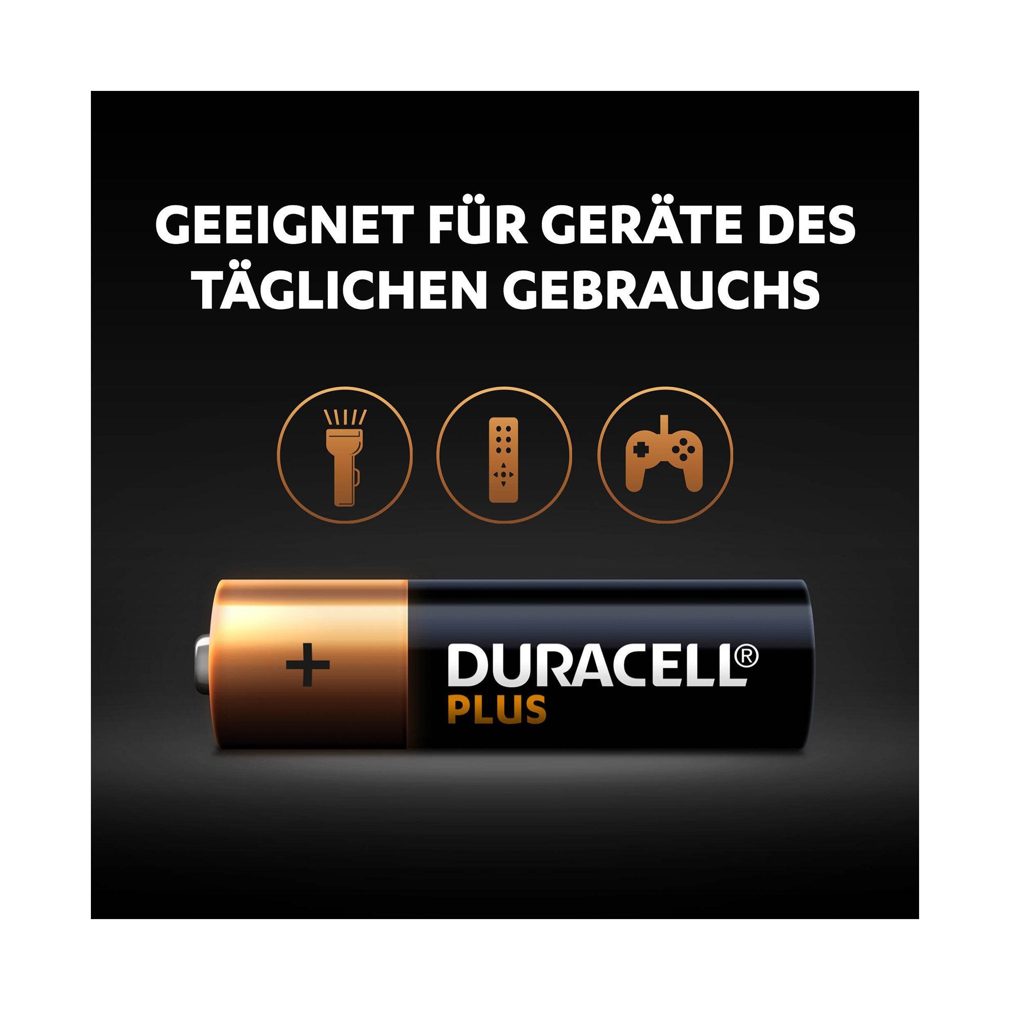 DURACELL PLUS Piles alc., 8 pces 