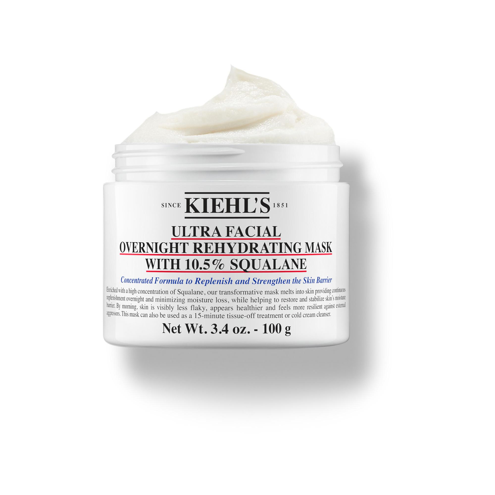 Kiehl's Ultra Facial Ultra Facial Overnight Rehydrating Mask with 10,5% Squalane 