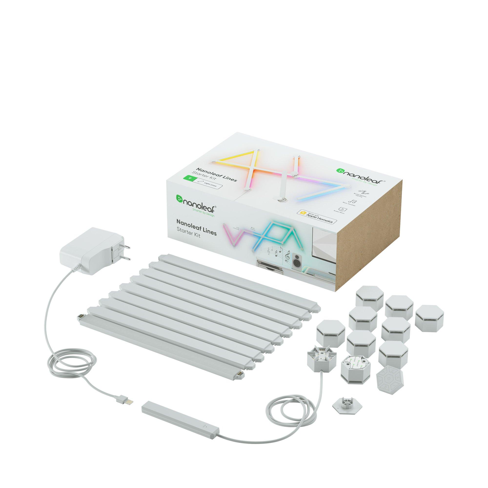 Image of App-gesteuerte LED-Lampe Lines Starter Kit (9 Bars)