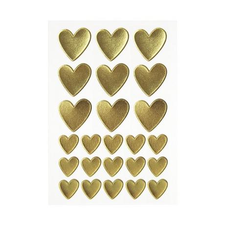 Artoz Sticker Herzen Gold 