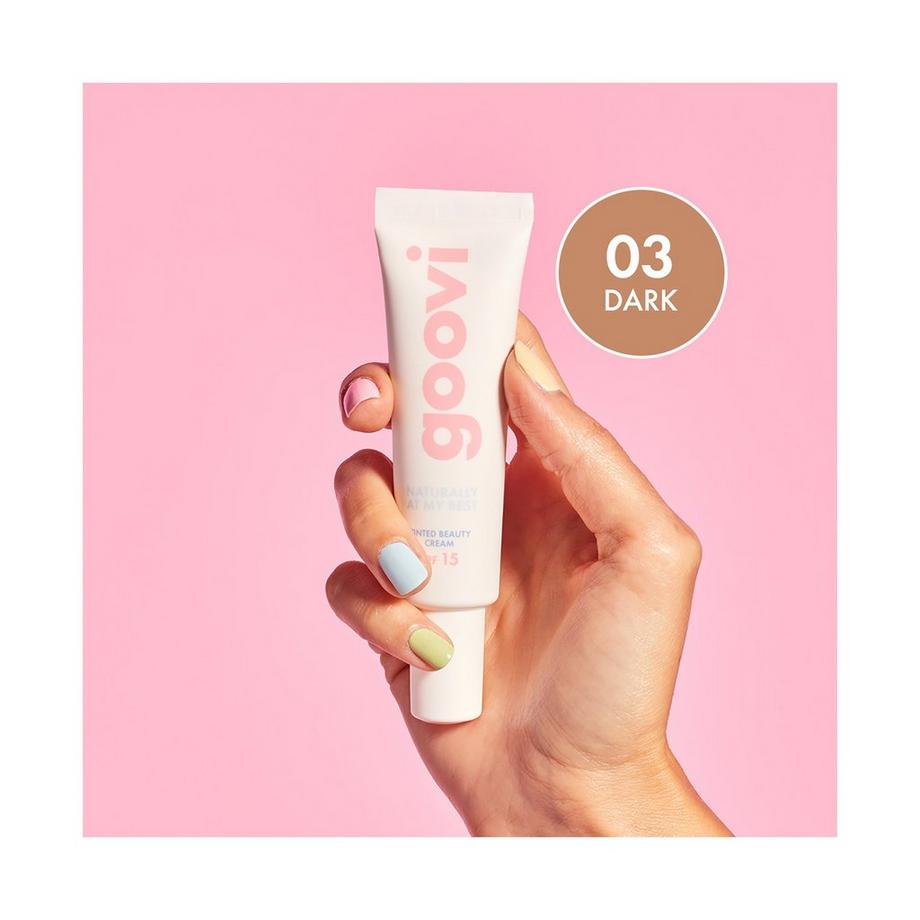 Goovi Tinted Beauty Cream 04 Deep Naturally At My Best - Crème de beauté teintée 