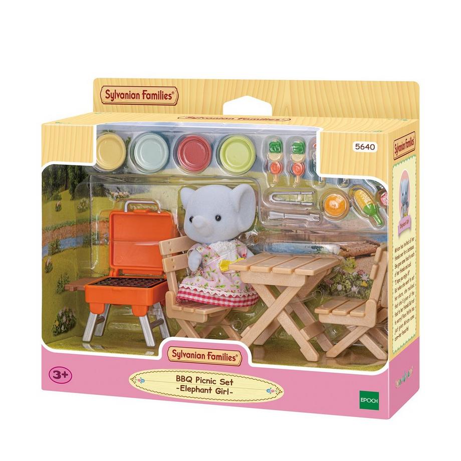 Sylvanian Families  La fille éléphant et son set de pique-nique 