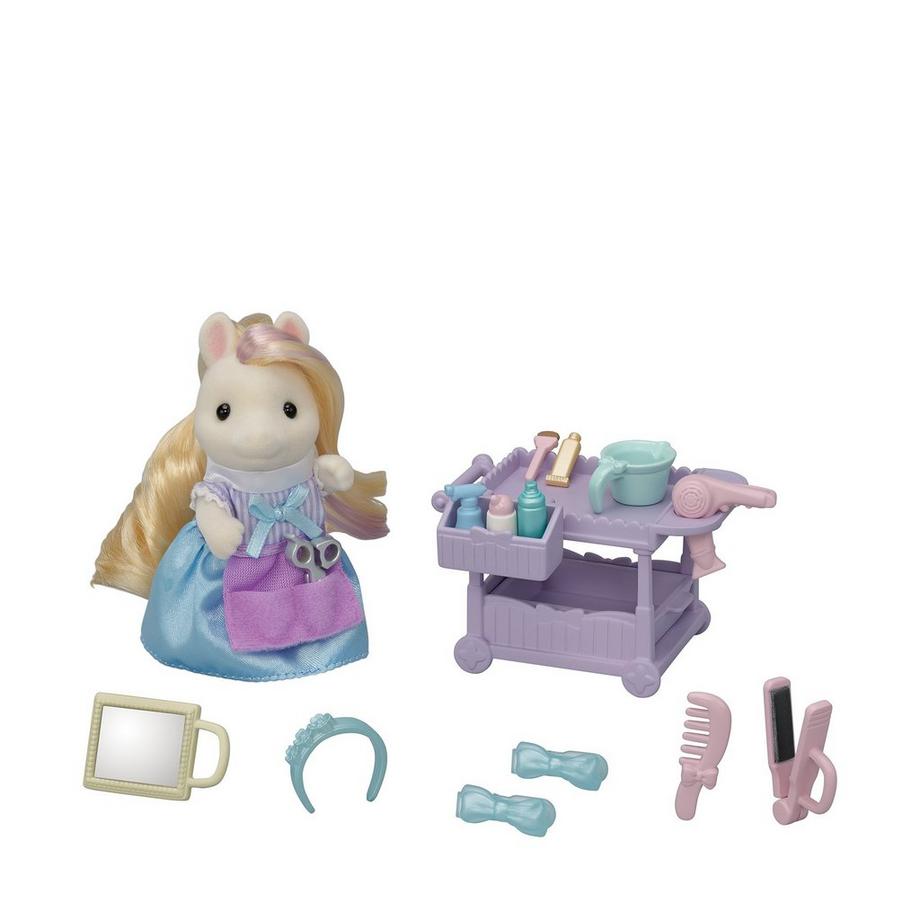 Sylvanian Families  Pony Friseur Spielset mit Figur 