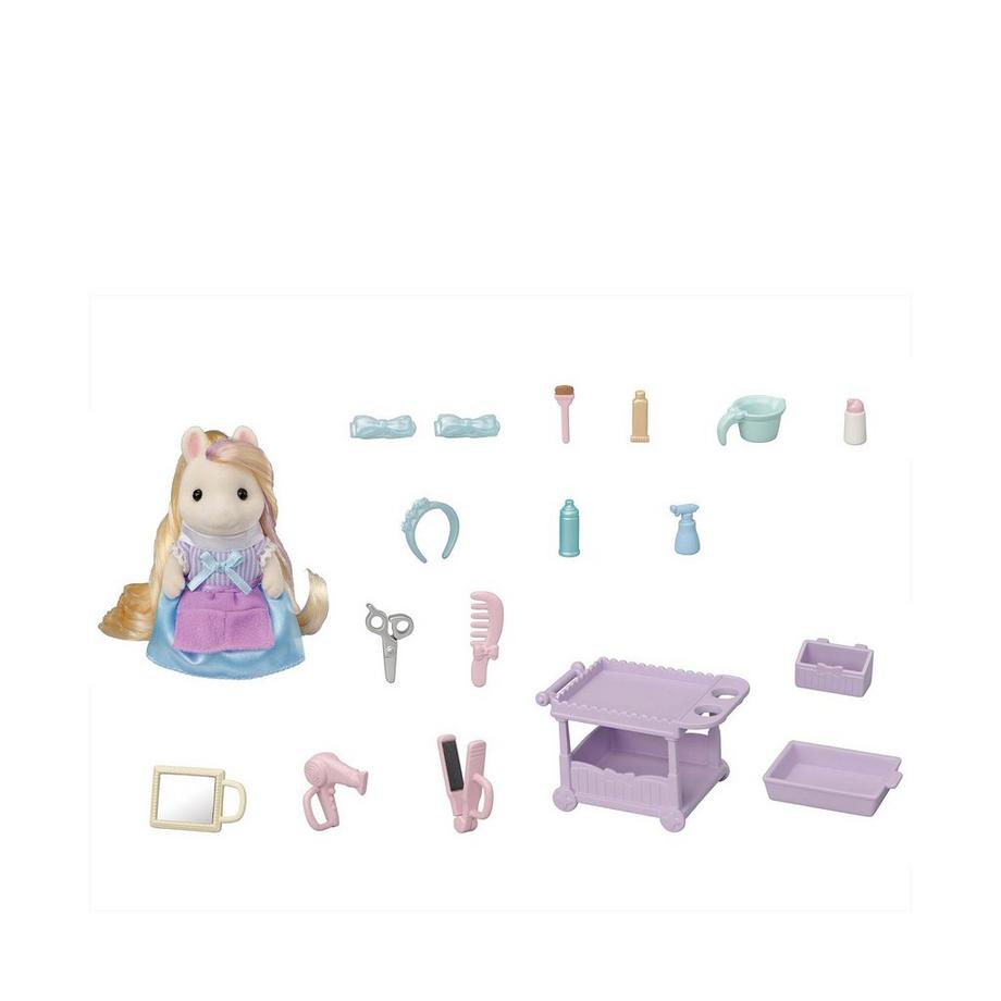 Sylvanian Families  Pony Friseur Spielset mit Figur 