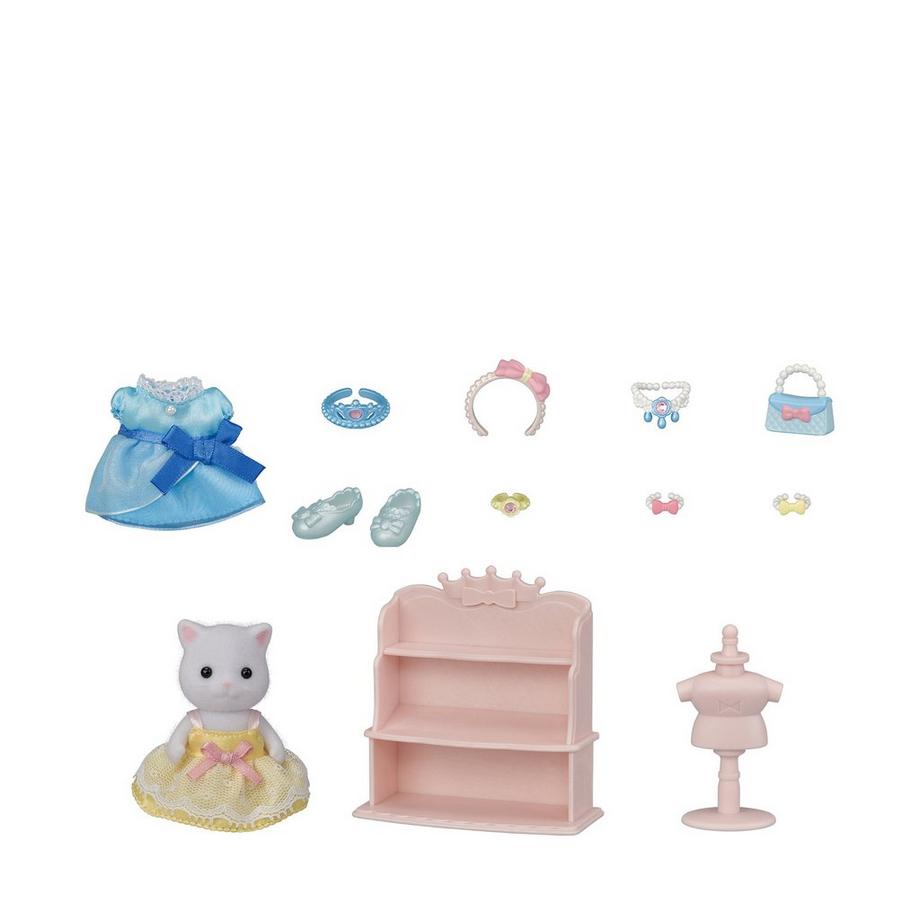 Sylvanian Families  La fille chat persan et sa panoplie de princesse 