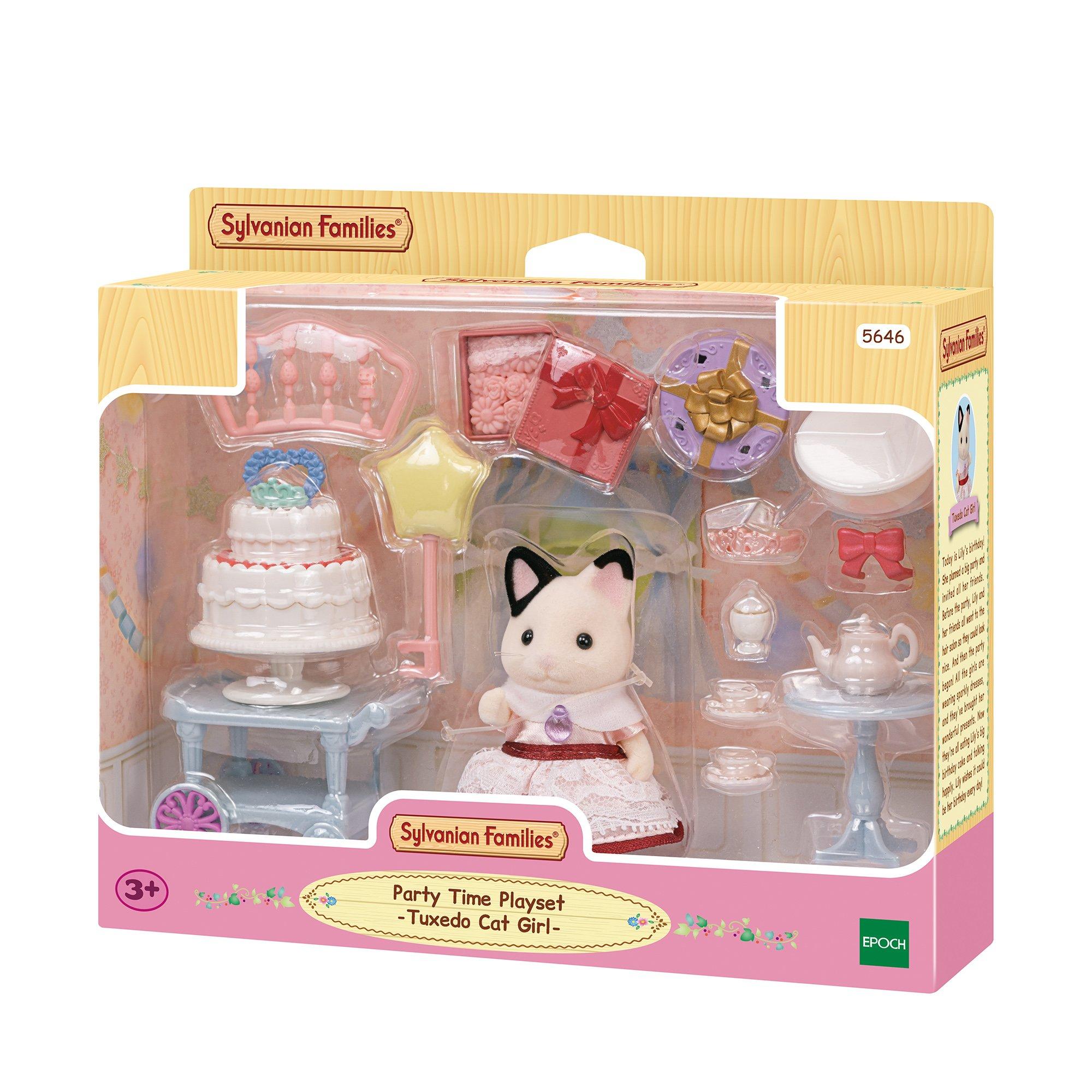 Sylvanian Families  Set Party - ragazza Gatto Tuxedo 