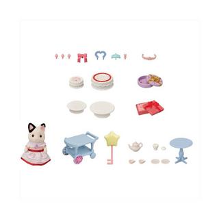 Sylvanian Families  Set Party - ragazza Gatto Tuxedo 