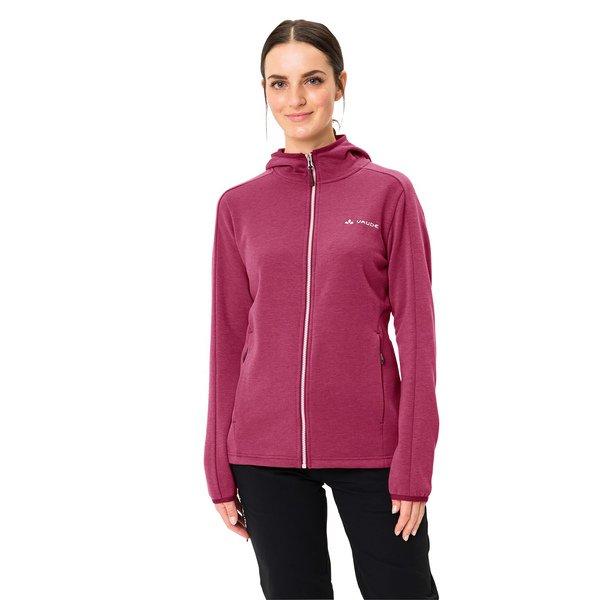 Image of Fleecejacke Mit Kapuze Damen Korall 34