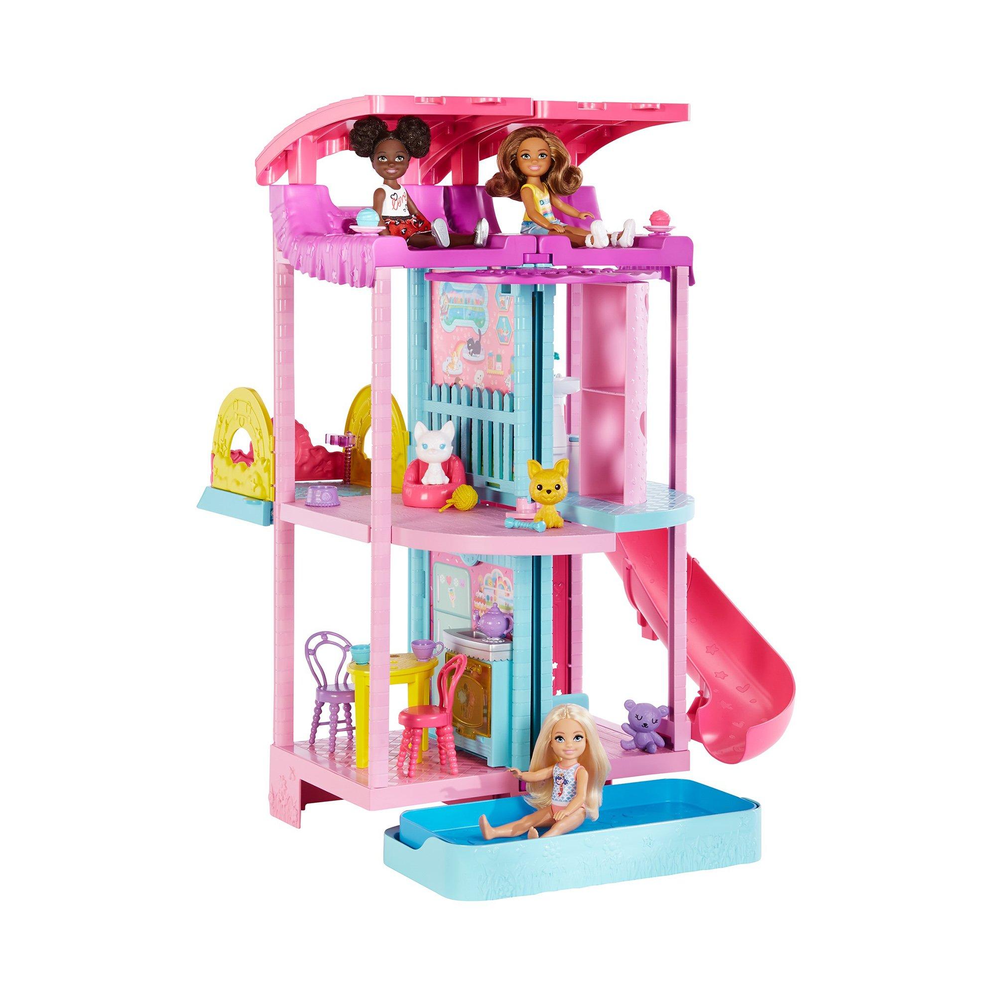 Image of Chelsea Haus (pink), Set inkl. Zubehör, Puppenhaus Multicolor