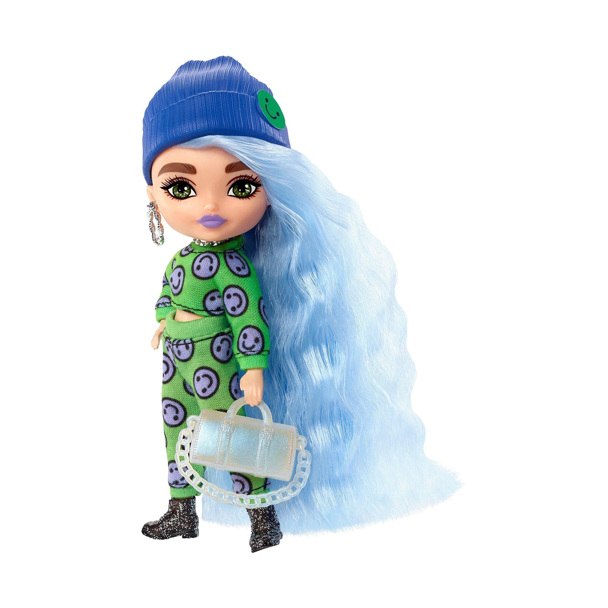 Barbie  Extra Mini Puppe (Icy Blue Hair) 