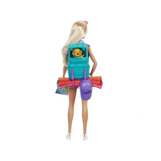 Barbie  "Il faut être deux pour camper" Set comprenant la poupée Malibu, le chien & les accessoires 