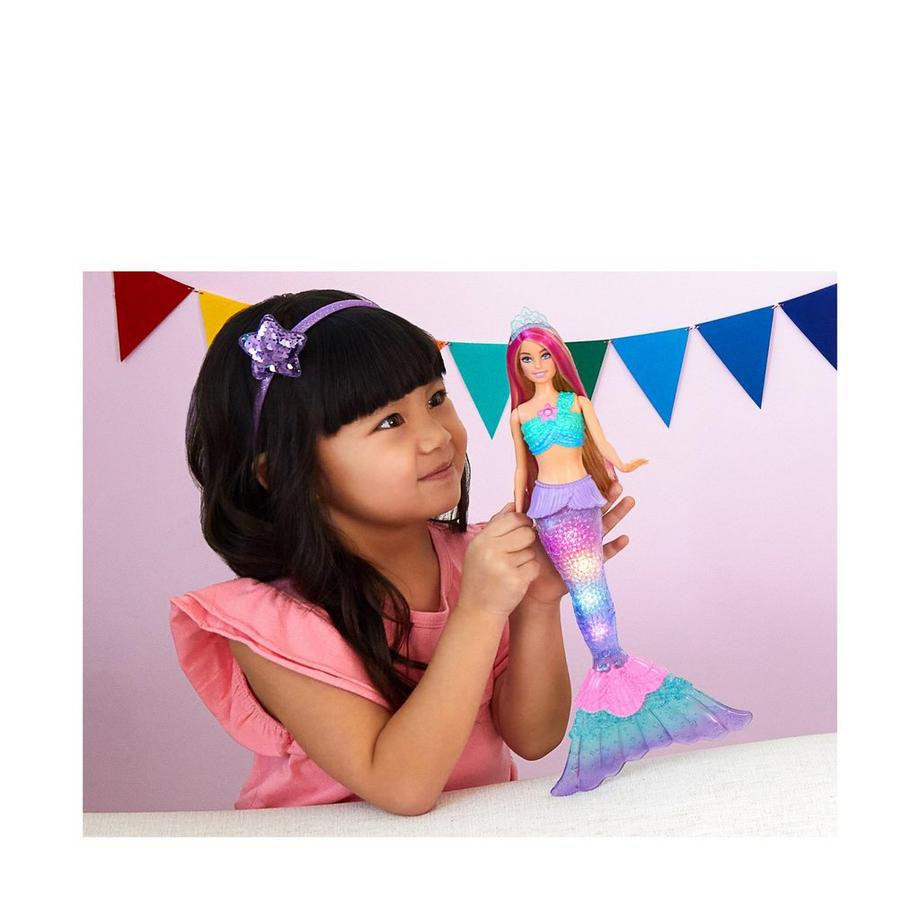 Barbie  Zauberlicht Meerjungfrau Puppe (leuchtet), Barbie Dreamtopia 