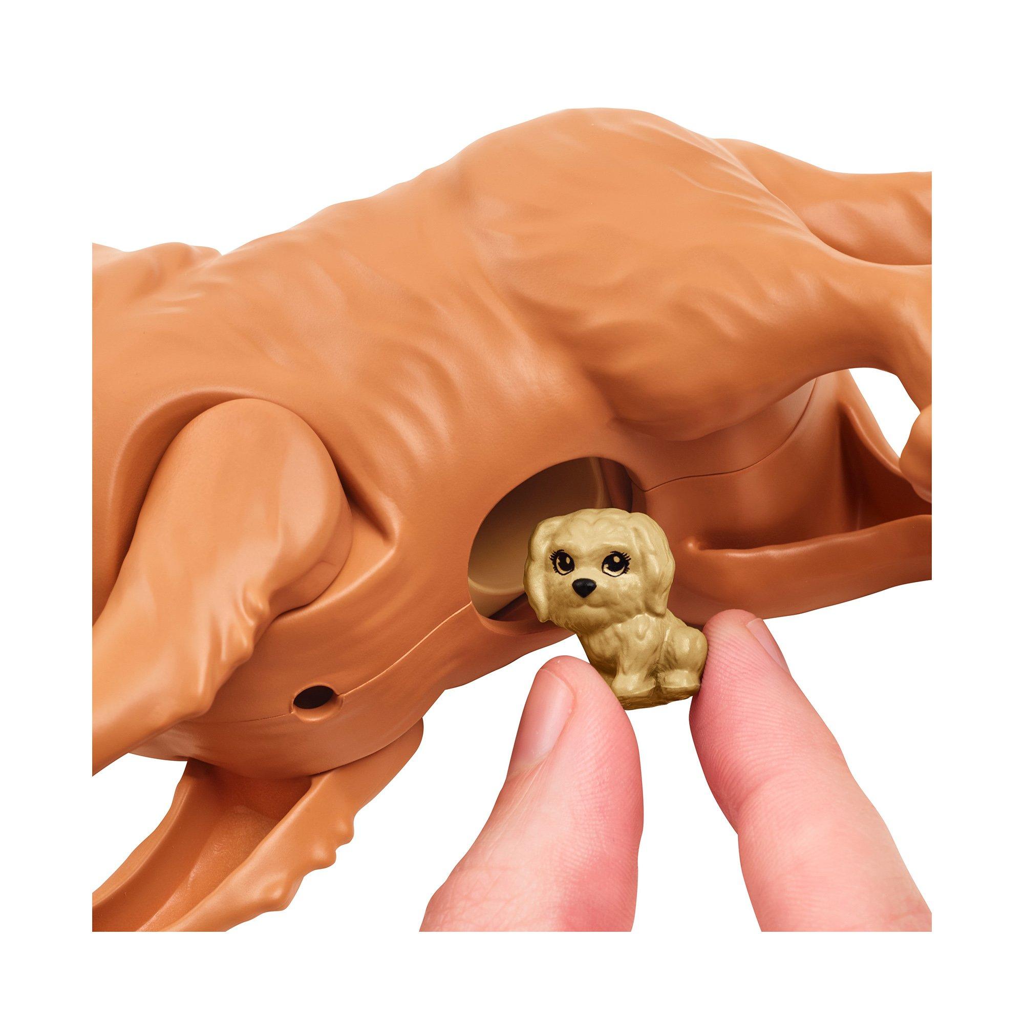 Barbie  Poupée (blonde) avec chien & chiot, set incl. accessoires 