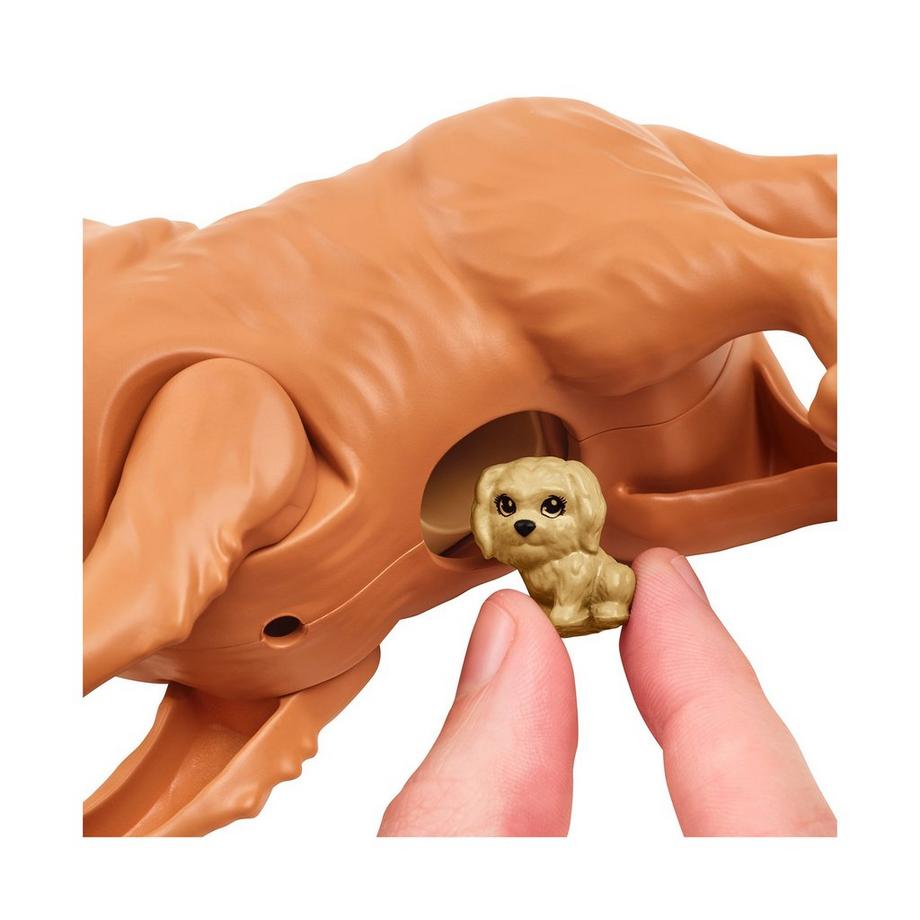 Barbie  Poupée (blonde) avec chien & chiot, set incl. accessoires 