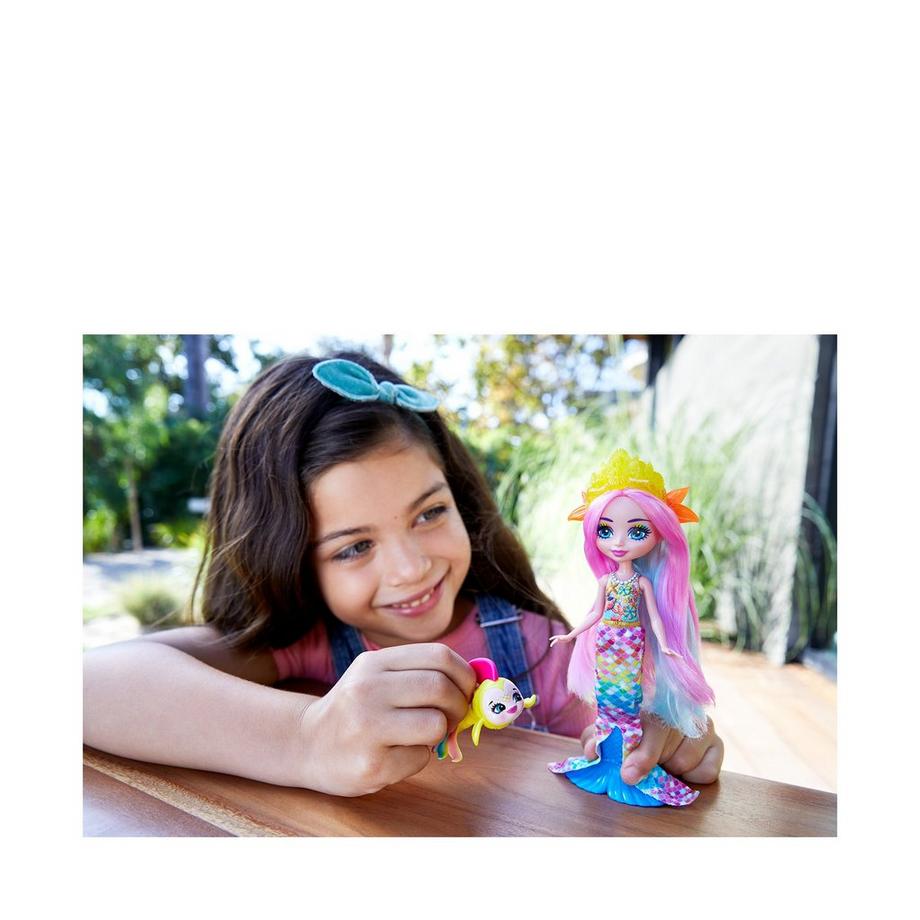 Enchantimals  Radia Ranbow Fish & Flo, Poupée sirène 