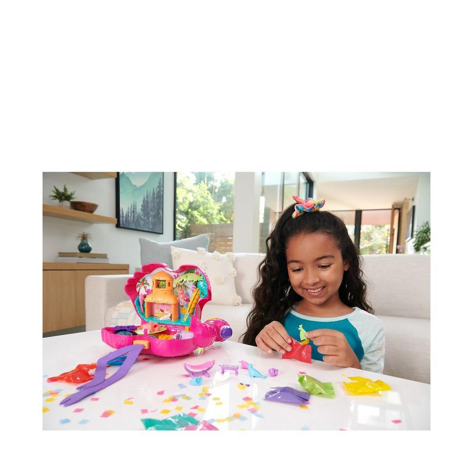 polly pocket  Flamingo party playset, incl. 2 figure e accessori 