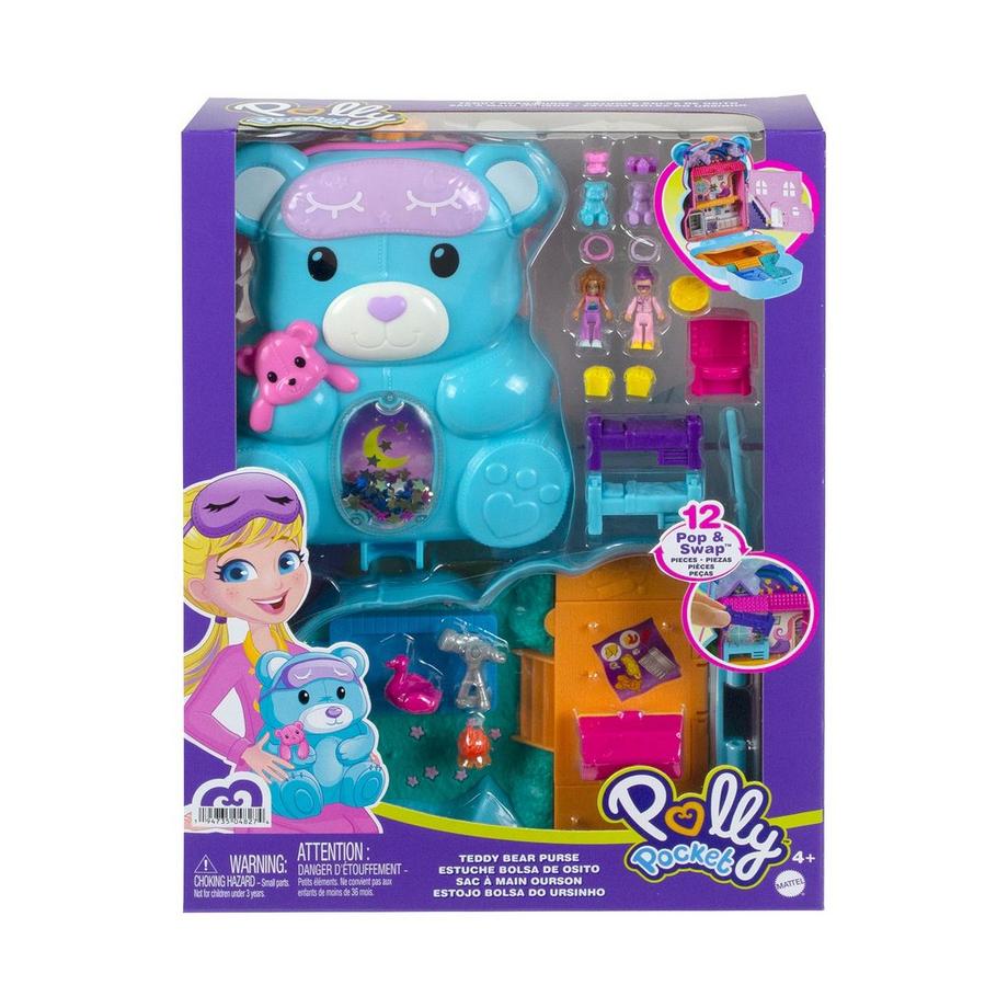 polly pocket  Sacco a forma di orsacchiotto per dormire 