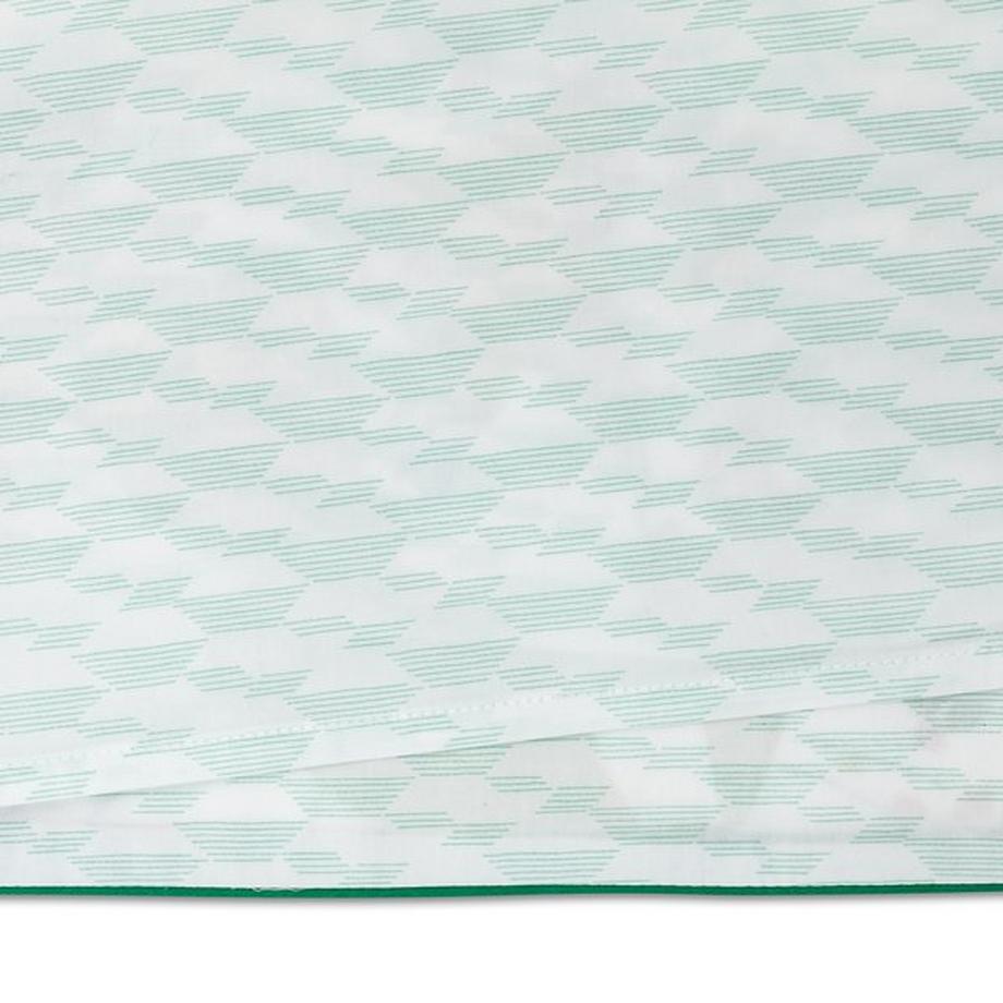 Yves Delorme Flores Taie d'oreiller Réversible Motif Floral Géométrique  