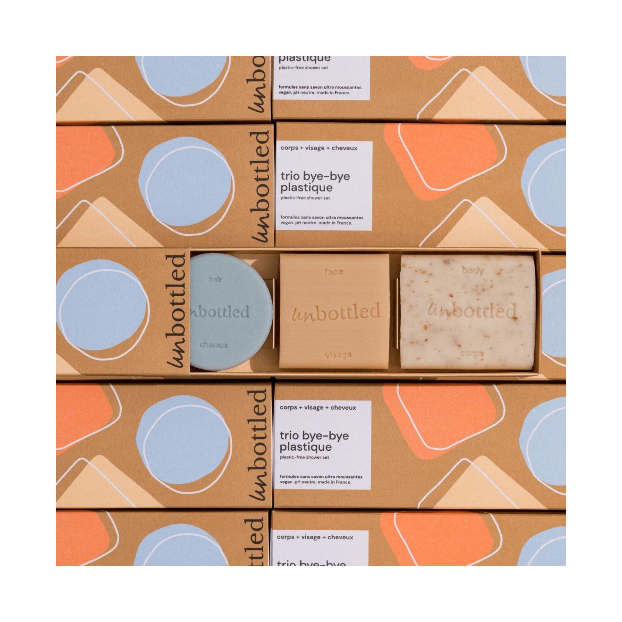 UNBOTTLED BYE BYE PLASTIC Trio Bye Bye Plastique 