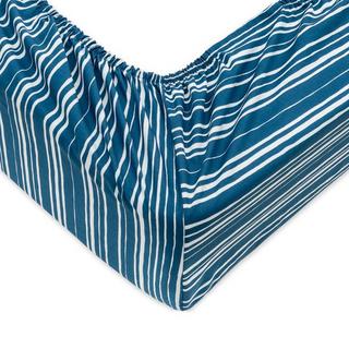 Olivier Desforges Grandes Voiles Lenzuolo con Angoli a Righe  