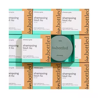 UNBOTTLED  Shampoing Solide Tout Nu - Cheveux Gras 