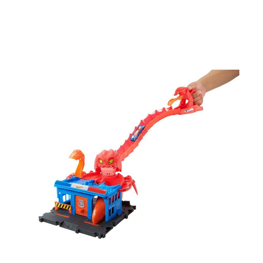 Hot Wheels  City Nemesis Lab Scorpion Set incl. 1 voiture jouet, accessoires 