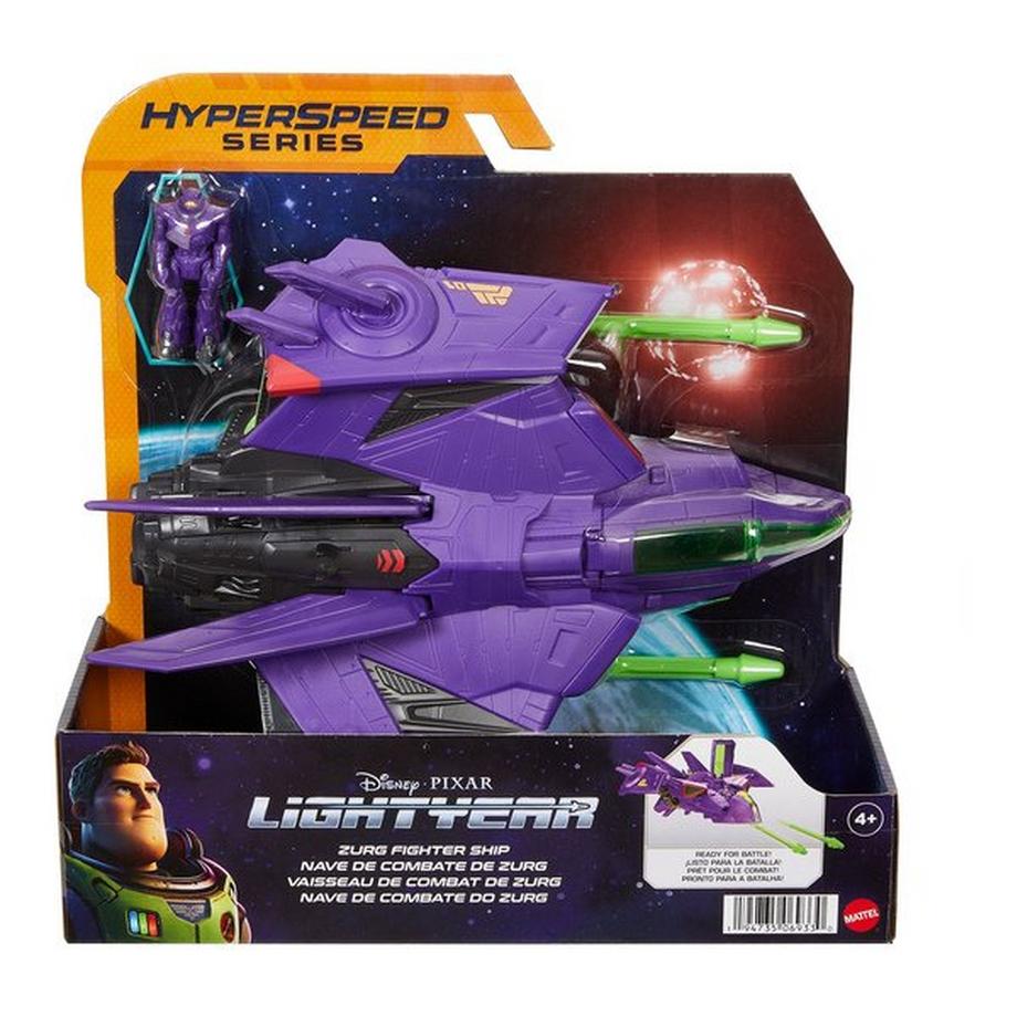 Mattel  Disney Pixar Lightyear Hyperspeed Série Zurg Bateau de combat  