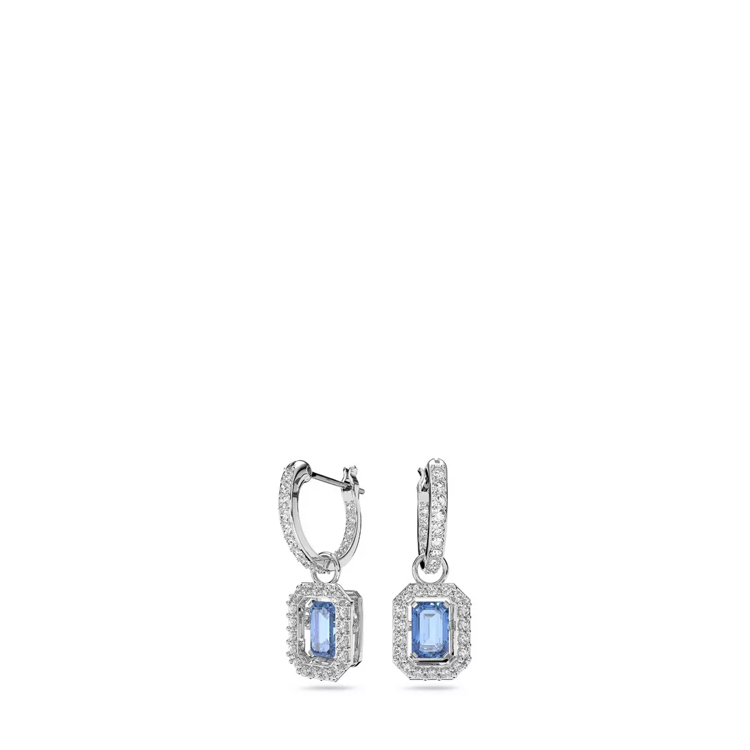 Paar Ohrhänger SWAROVSKI "Una Angelic Stern", grau (metallfarben, kristallweiß), Ohrringe, Damen, Metall, mit Swarovski Kristall 2