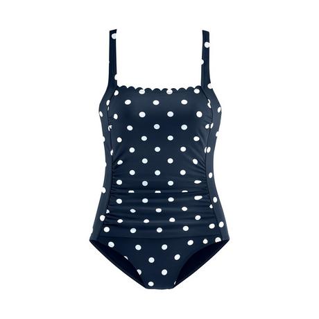 LASCANA Gepunkteter Badeanzug mit Wellenkante  