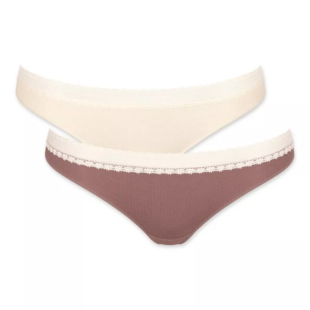 Sloggi - Duopack, Slips, für Damen, Zweifarbig Größe L
