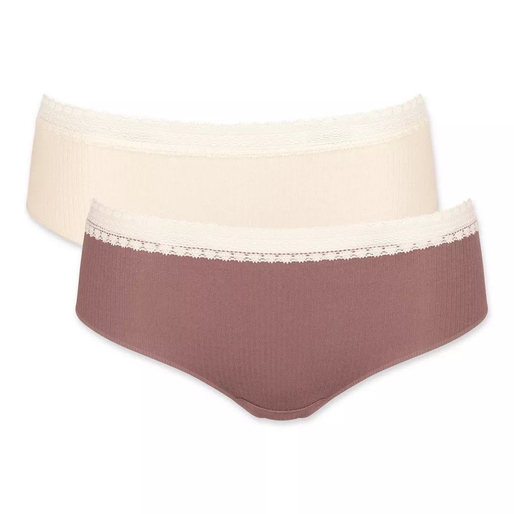 Sloggi - Duopack, Hipster, für Damen, Zweifarbig Größe XS
