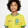 NIKE Brésil Maillot de foot domi enfants Replic Jaune