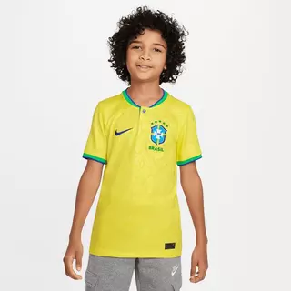 NIKE Brasile Maglia calcio casa bambini Repl Giallo
