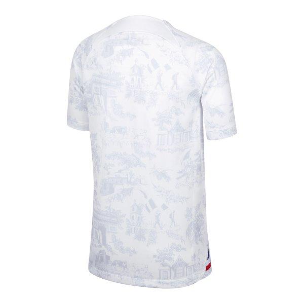 NIKE Francia Maglia calcio casa bambini Repl Bianco