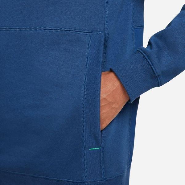 NIKE Brésil Football sweat capuche  entraînement Bleu