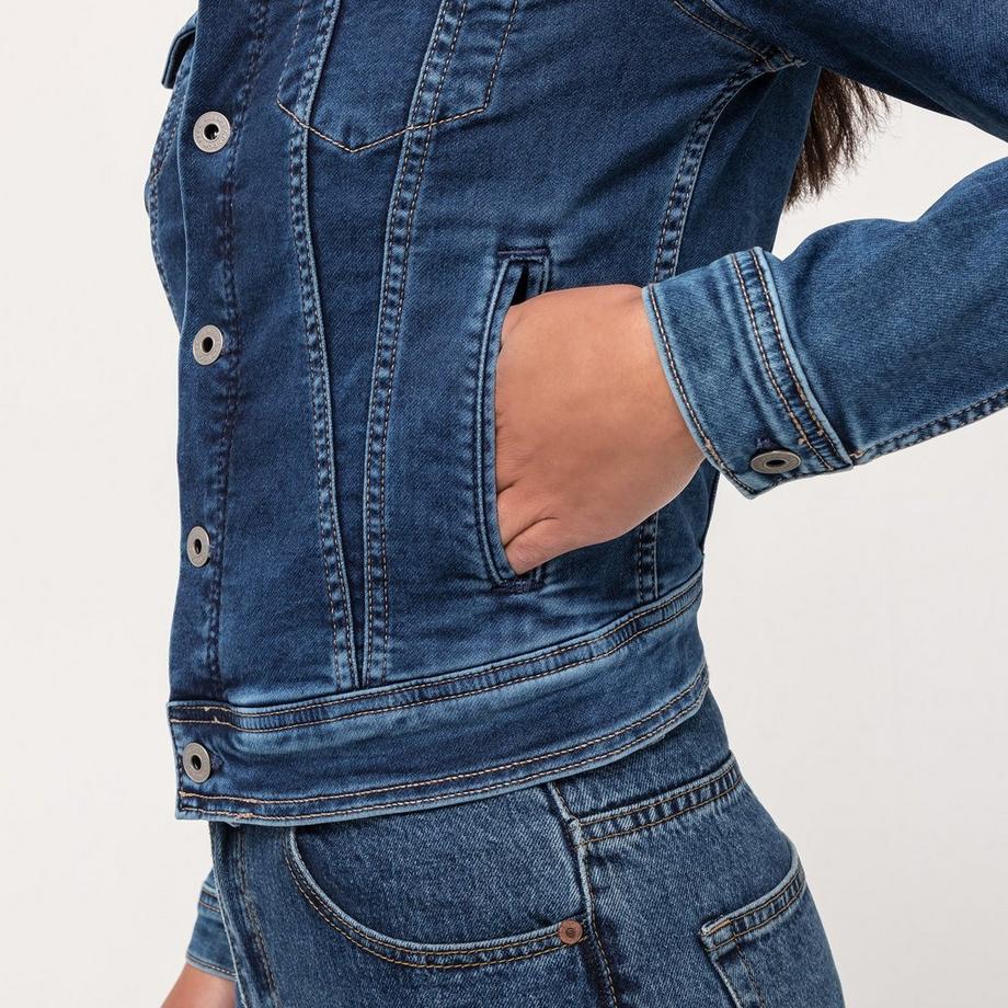Pepe Jeans London CORE Veste en jeans avec boutons 