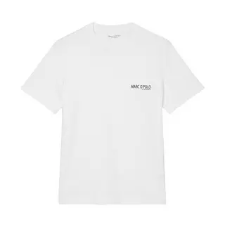Marc O'Polo T-Shirt T-Shirt Logo Blanc Imprimé
