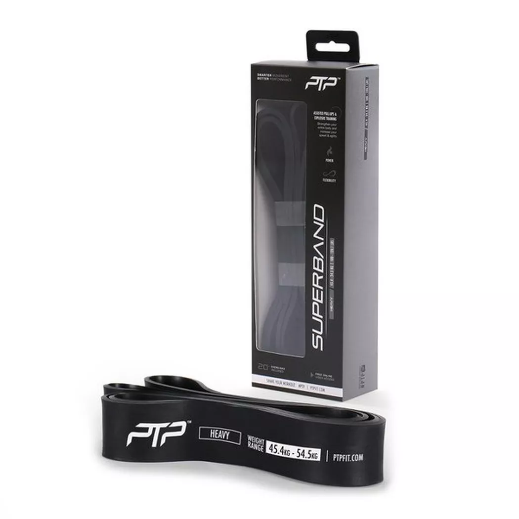 PTP - Resistance Band, SUPERBANDS medium 22,7-34,1kg, One Size, Black